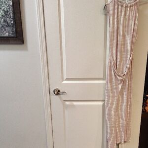 ASOS Pink Tie-Dye Maxi Dress